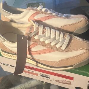 Tretorn Women's Rawlins Sneakers - Blush and White